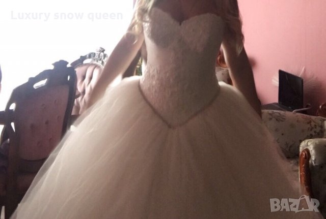 ПРОМО!!! Булчинска  Сватбена рокля Принцеса, снимка 2 - Сватбени рокли - 23042735