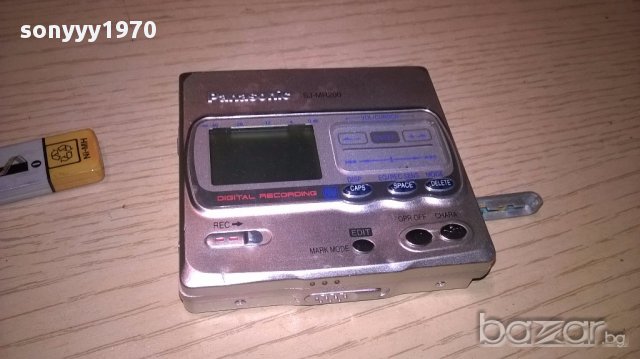 Panasonic sg-mr200-minidisc recorder-japan-внос швеицария, снимка 3 - Ресийвъри, усилватели, смесителни пултове - 14938234