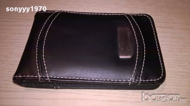 Кожен калъф с каклулатор-14х9см-внос швеицария, снимка 3 - Антикварни и старинни предмети - 17577881