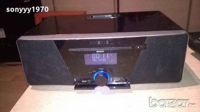 roberts mp-sound 53-iphone/usb/sd card/aux/cd-внос англия, снимка 2 - Ресийвъри, усилватели, смесителни пултове - 19574172