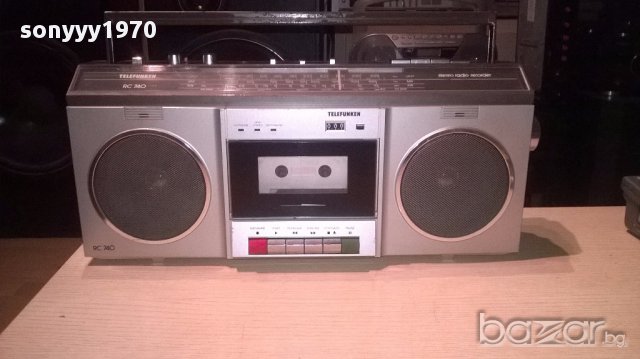Telefunken rc-740 cassette/radio recorder-внос швеицария, снимка 5 - Радиокасетофони, транзистори - 15280891