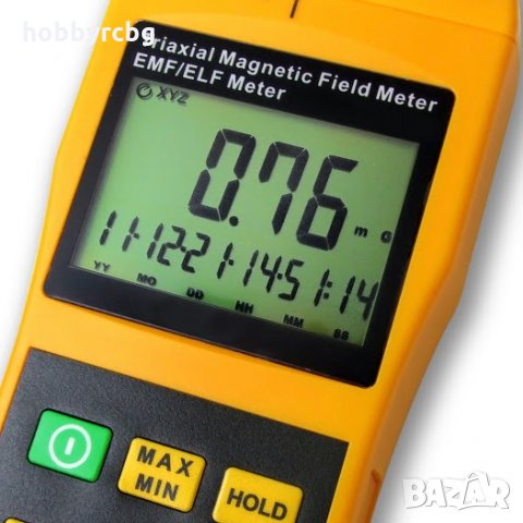 Уред за измерване на ЕМП радиочестотна радиация Гаус метър 2000 mG, снимка 5 - Други инструменти - 21706876