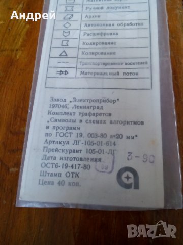 Стар Руски копмлект Символи и Програми, снимка 3 - Антикварни и старинни предмети - 25066317