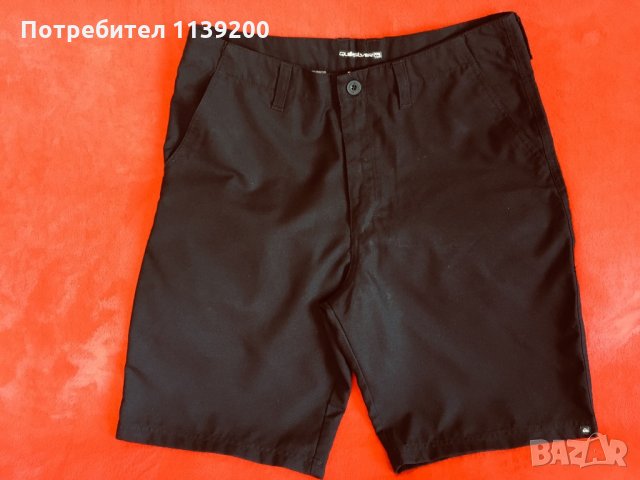 Quicksilver 33 М мъжки черен къс панталон, снимка 4 - Къси панталони - 26102023