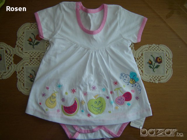 Боди - рокля ново с етикет, памук, снимка 4 - Бодита за бебе - 11900112