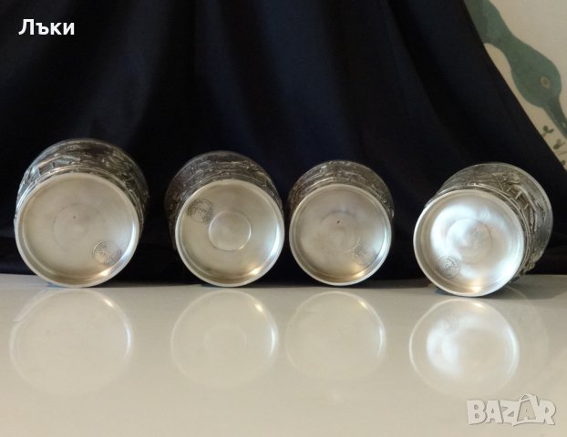 Гравирана чаша,халба от калай 350 мл. , снимка 9 - Антикварни и старинни предмети - 25785078