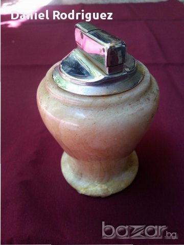 Настолна Стара Германска Запалка от Оникс , снимка 3 - Антикварни и старинни предмети - 16363041