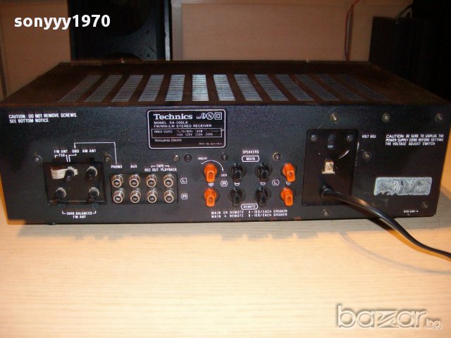 technics sa-100lk stereo receiver-made in japan-внос швеицария, снимка 9 - Ресийвъри, усилватели, смесителни пултове - 11989979