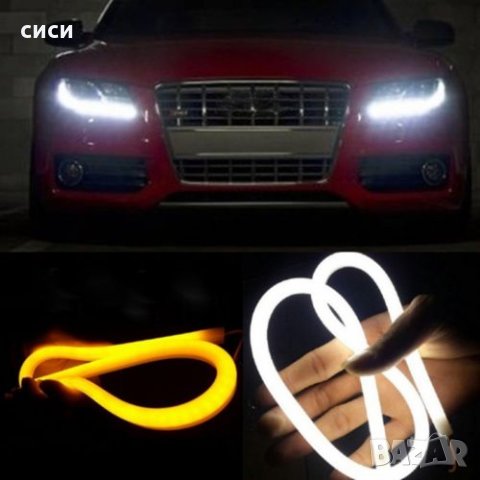 Лед Лайтбар за дневни светлини и мигач Tear Eyes 60 см, снимка 3 - Аксесоари и консумативи - 25839641