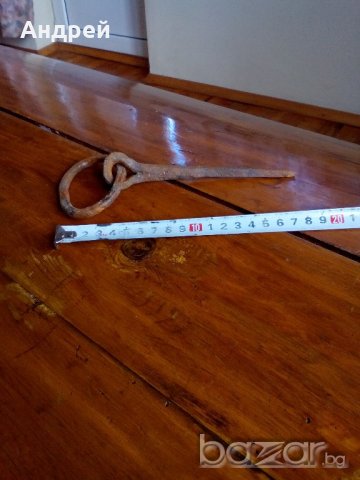 Старинен пирон, снимка 3 - Антикварни и старинни предмети - 19758900