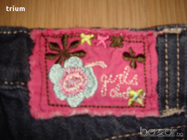 Дънкова пола Funky diva с красиви апликации, 98-104см., 3-4г., снимка 3 - Детски рокли и поли - 15334188