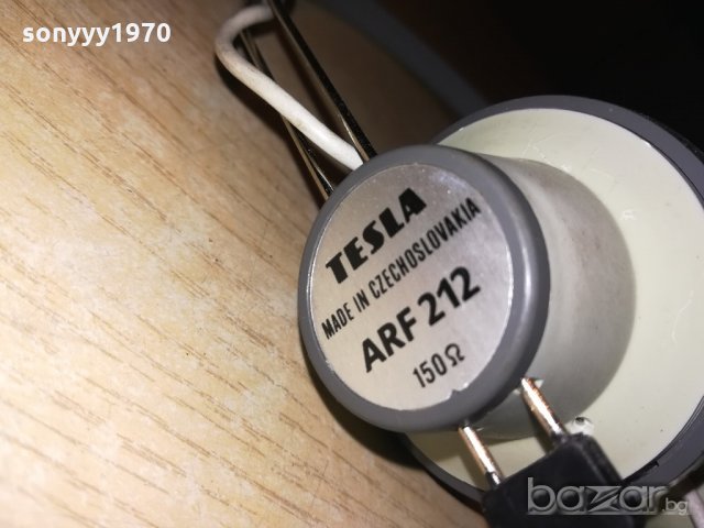 tesla arf 212-made in czechoslovakia-headphones, снимка 2 - Слушалки и портативни колонки - 20371420