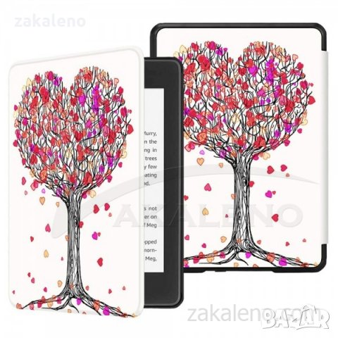 Кожен калъф за Amazon Kindle Paperwhite 4 2018 – Есенна любов, снимка 2 - Електронни четци - 25836840