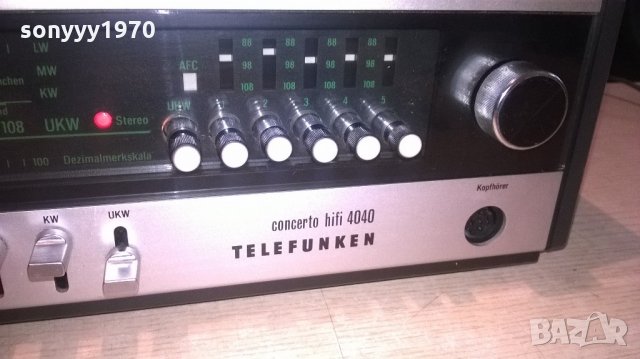 telefunken concerto hifi 4040-stereo-внос швеицария, снимка 11 - Ресийвъри, усилватели, смесителни пултове - 22146581
