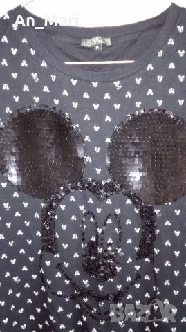 ICEBERG дамска блузка с пайети, снимка 3 - Тениски - 21706542