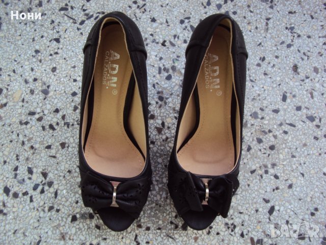 Дамски обувки от еко кожа, снимка 3 - Дамски обувки на ток - 25979772