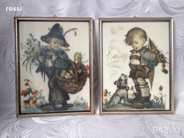 Старинни немски детски картини нови, картина , снимка 1 - Други - 22923236