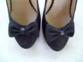 Дамски черни обувки на ток, снимка 5