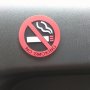 Пушенето забранено / Лепенки за кола - автомобил, снимка 3