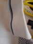 страхотна бяла памучна спортна тениска с якичка, снимка 4