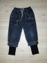 Детски сини дънки за момиче марка Yitai, снимка 1 - Детски панталони и дънки - 24029581