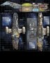 ✨ 🚀 Firefly Serenity Spaceship обемен 3D ключодържател на космически кораб тип Светулка, снимка 3