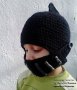 Ръчно плетена шапка рицар, снимка 2