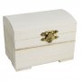 Малка дървена кутия с капак и пантички, снимка 1 - Декорация за дома - 22657032