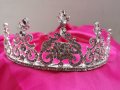 Красива Луксозна корона за глава с множество нежни кристали🤩💃😍 , снимка 6