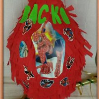Голяма пинята 115см+ подарък маска  и конфети 10лв ,готови за изпращане, снимка 8 - Декорация за дома - 20501741