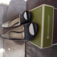 Продавам дамски обувки на ток, черни, нови, естествена кожа номер 35 марка Naturalizer, снимка 5 - Дамски обувки на ток - 22517063