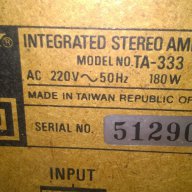 sony  ta-333 stereo amplifier-180watts-made in taiwan-внос швеицария, снимка 15 - Ресийвъри, усилватели, смесителни пултове - 9841367