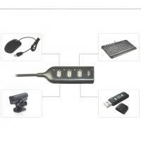 USB HUB, 4 порта, хъб, снимка 3 - USB Flash памети - 22202004