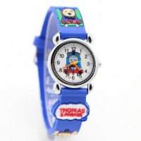 Влакчето Томас Thomas силиконова верижка детски ръчен часовник, снимка 4 - Детски - 24106094