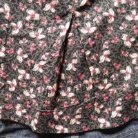 Дамски сет блузка с къс ръкав HENNES и дънкови къси панталонки, снимка 5 - Къси панталони и бермуди - 26177259