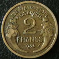 2 франка 1934, Франция, снимка 1 - Нумизматика и бонистика - 11703571