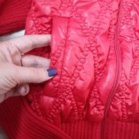 червен суичър/жилетка, снимка 8 - Детски панталони и дънки - 23515406