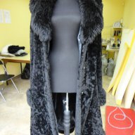   дамско  палто  дълго  официално естествен  косъм, снимка 2 - Палта, манта - 9044708