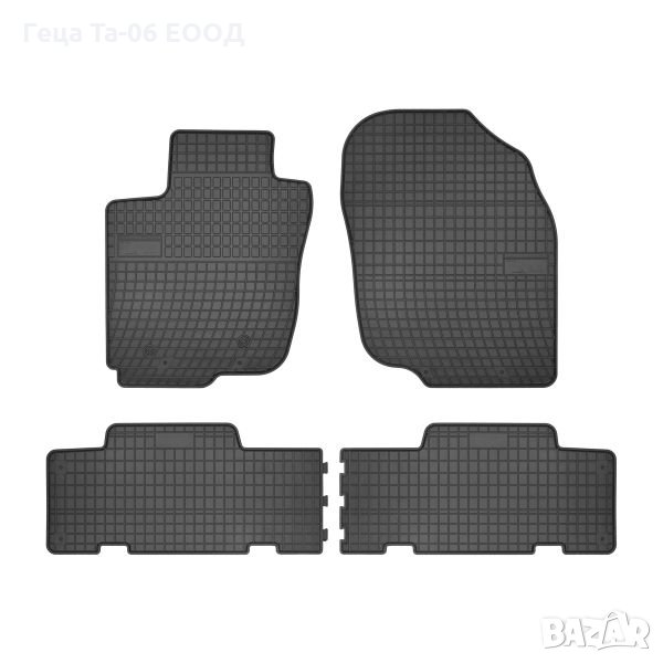 Toyota RAV 4 3 / Гумени стелки за Тойота Рав 4 3 5 врати 06.2005-12.2012, снимка 1
