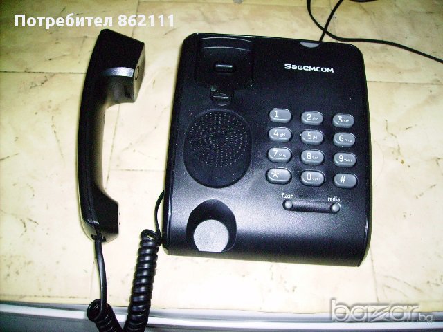 НОВ стационарен телефонен апарат Sagemcom C100, снимка 3 - Други - 11192208