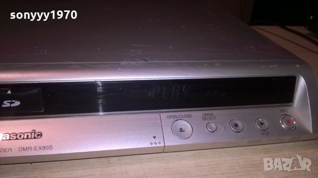panasonic dmr-ex80s hdd/dvd hdmi-recorder-внос швеицария, снимка 11 - Плейъри, домашно кино, прожектори - 22538373