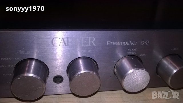 USA-carver c-2 preamplifier-made in u.s.a.120volts-внос швеицария, снимка 6 - Ресийвъри, усилватели, смесителни пултове - 22535095