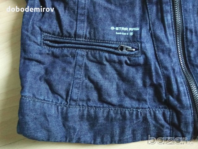 Деним елек G Star Denim Master gilet, оригинал, снимка 2 - Жилетки - 18733749