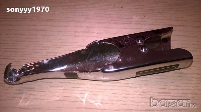 Champagne-inox-14x4x3см-внос швеицария, снимка 16 - Антикварни и старинни предмети - 16798112