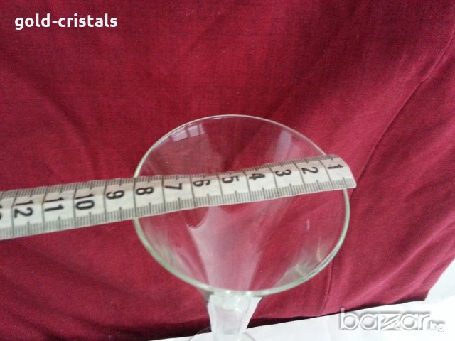 висока нежна кристална ваза, снимка 4 - Антикварни и старинни предмети - 20074528