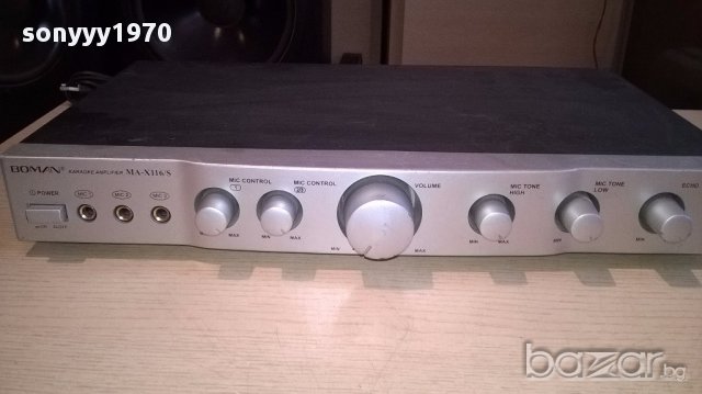 Boman ma-x116s stereo karaoke amplifier-внос швеицария, снимка 9 - Ресийвъри, усилватели, смесителни пултове - 13686682