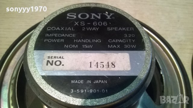 sony xs-606 2way-made in japan-16см-внос швеицария, снимка 14 - Тонколони - 23860134