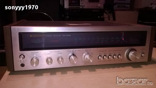 Kenwood kr-4400-stereo receiver-japan-внос швеицария, снимка 3 - Ресийвъри, усилватели, смесителни пултове - 15540734