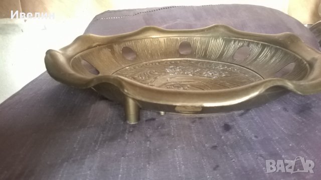 стара чиния за декорация, снимка 2 - Антикварни и старинни предмети - 23809631