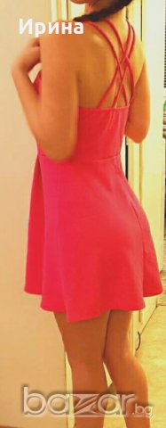 Розова дамска рокля, снимка 2 - Рокли - 20798766